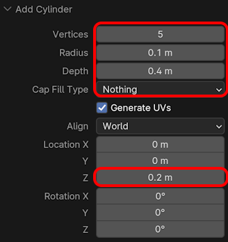 Add Cylinder Options