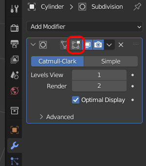 Modifier Edit Mode